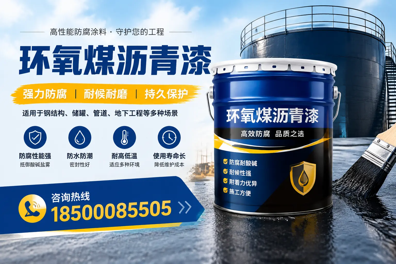 环氧煤沥青漆在工业中的应用,营口企业的选择
